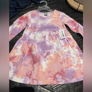 Old navy tye dye long sleeve dress